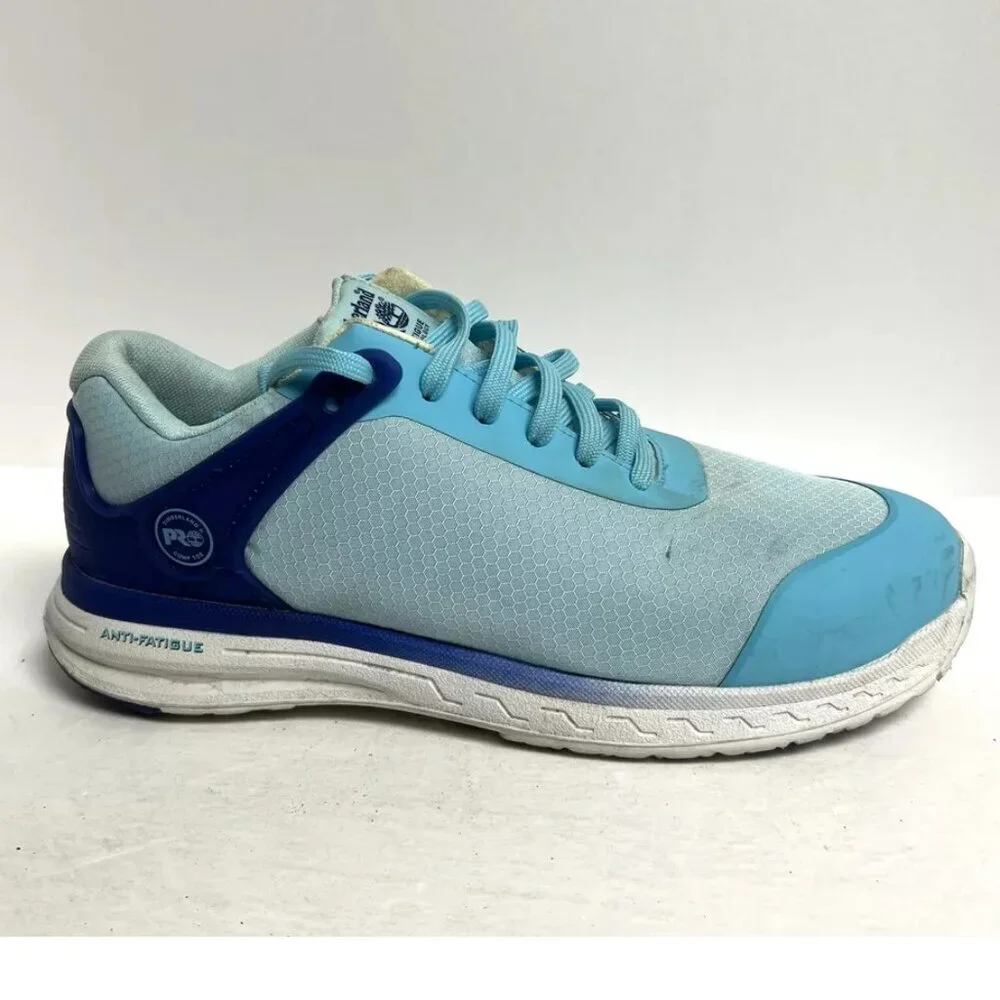 Timberland Pro Womens Day One Safety Sneaker Blue 8 M